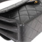 Chanel Double Face Matelasse 25 Handbag Lambskin Black