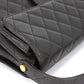 Chanel Double Face Matelasse 25 Handbag Lambskin Black