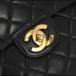 Chanel Matelasse 30 Chain Shoulder Bag Lambskin Black