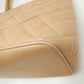 Chanel Reprint Tote Bag Caviar Skin Beige Matelasse
