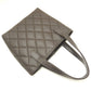 Chanel Wild Stitch Tote Bag Leather Matte Brown