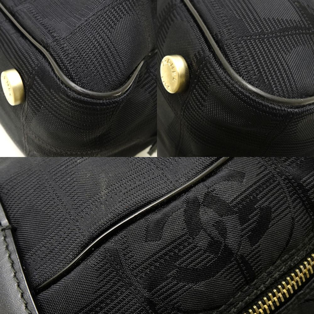 Chanel New Travel Line Mini Boston Bag Handbag Black