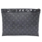 Louis Vuitton Pochette Discovery Clutch Bag Monogram Eclipse Black
