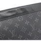 Louis Vuitton Pochette Discovery Clutch Bag Monogram Eclipse Black