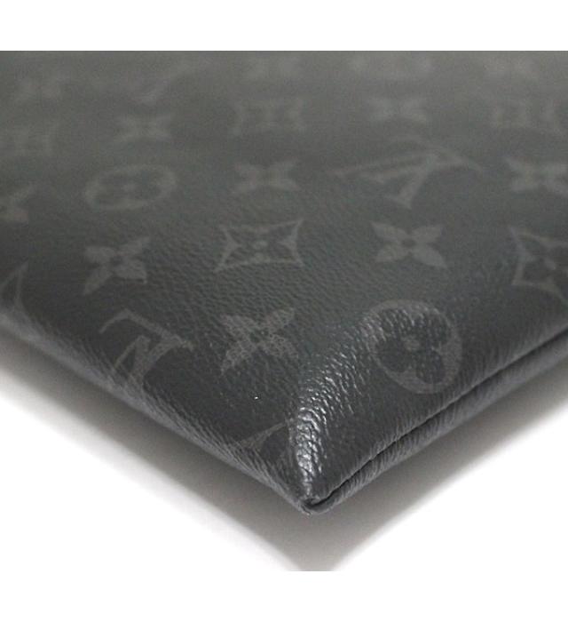 Louis Vuitton Pochette Discovery Clutch Bag Monogram Eclipse Black