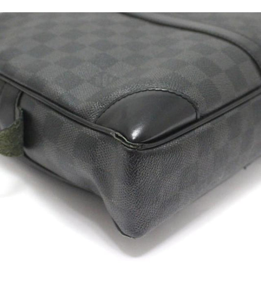 Louis Vuitton Porte Document Voyage Briefcase Business Bag Damier Graphite