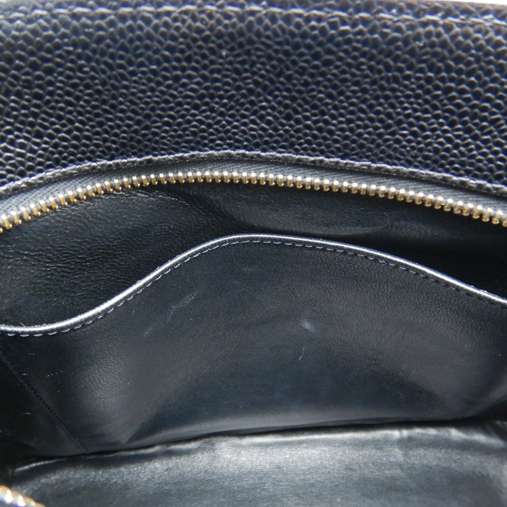Chanel Reprint Tote Bag Caviar Skin Black