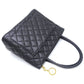 Chanel Reprint Tote Bag Caviar Skin Black