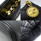 Chanel Reprint Tote Bag Caviar Skin Black