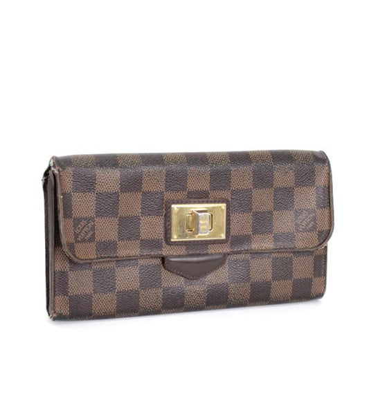 Louis Vuitton Portefeuille Roseberry Long Wallet Damier Ebene