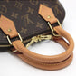 Louis Vuitton Alma BB 2way Handbag Diagonal Monogram Brown