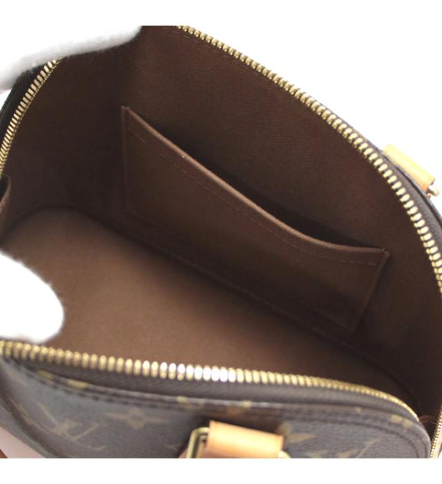 Louis Vuitton Alma BB 2way Handbag Diagonal Monogram Brown