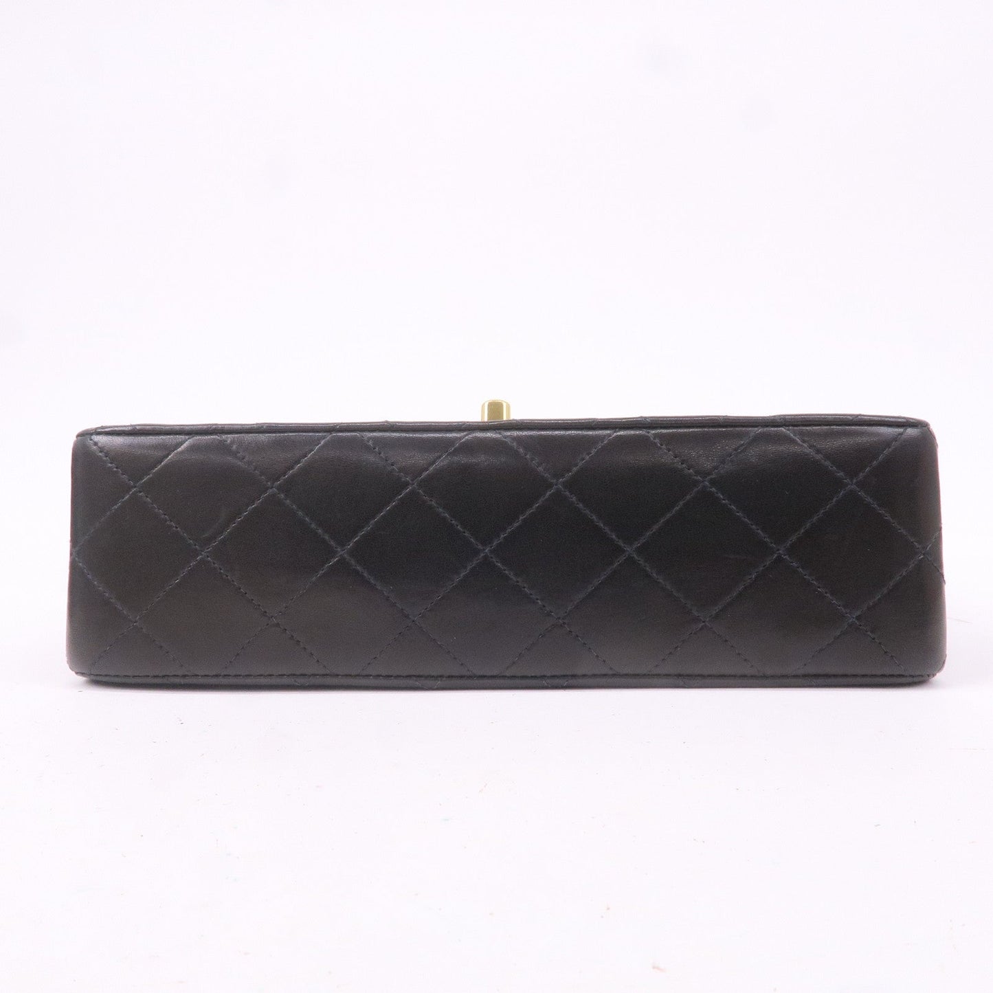 CHANEL Matelasse Lamb Skin 23 Double Flap Shoulder Bag A01113
