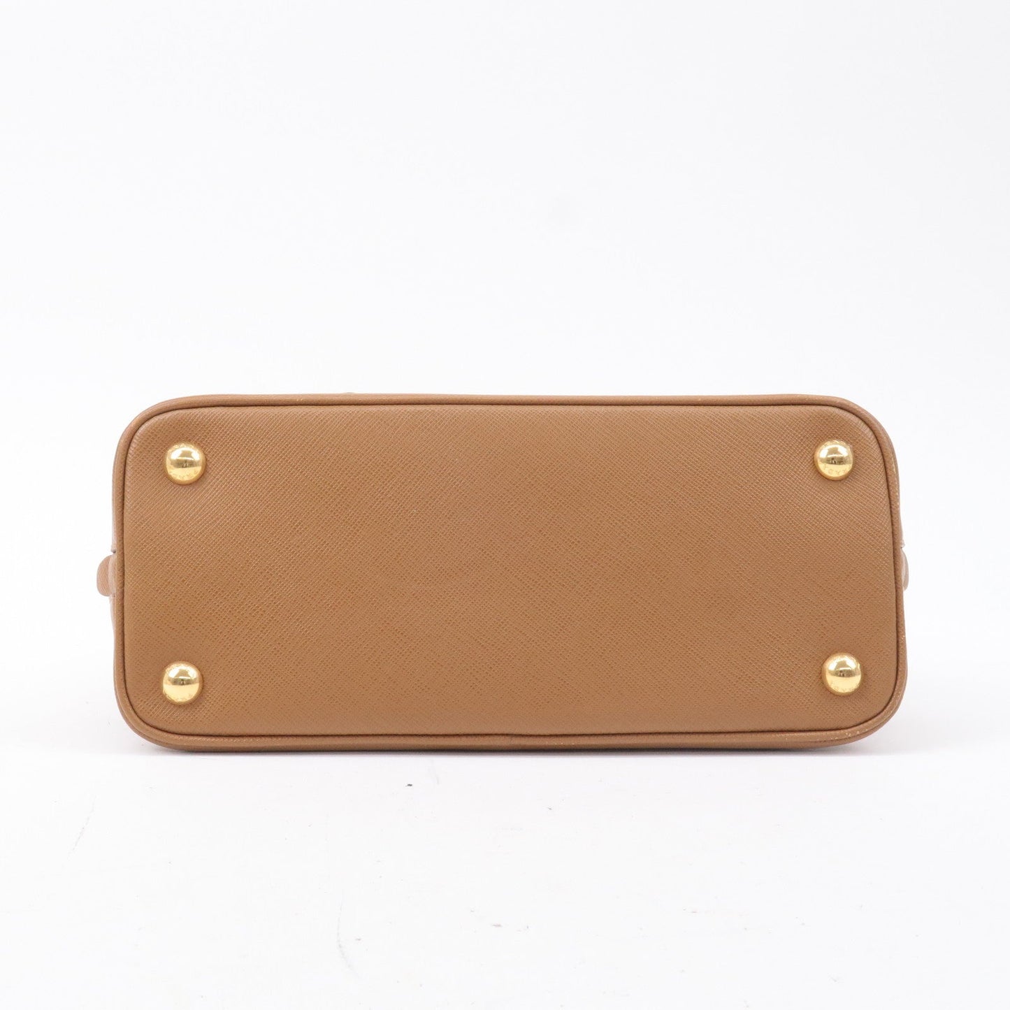 Prada Logo Leather 2Way Bag Hand Bag Shoulder Bag Brown