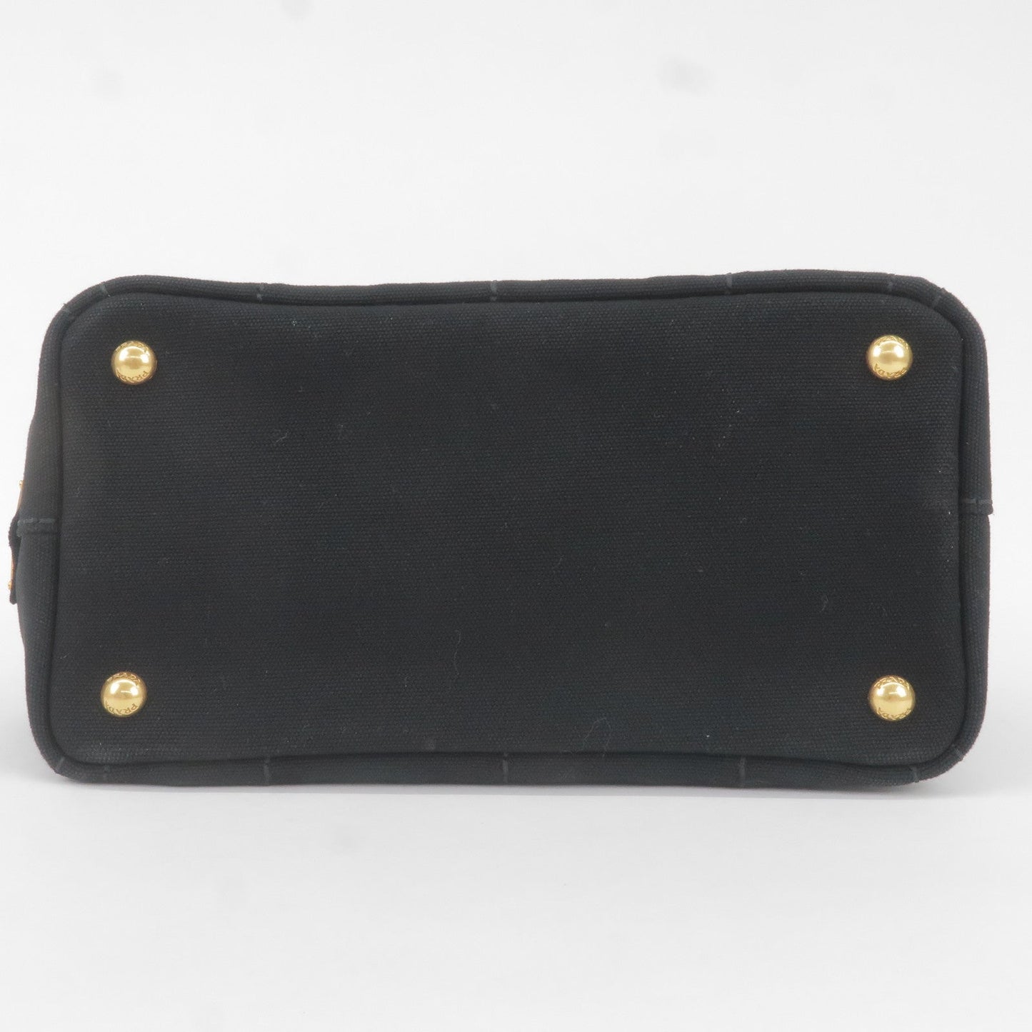 Prada Canapa Mini Canvas 2Way Bag Shoulder Bag Black B2439G