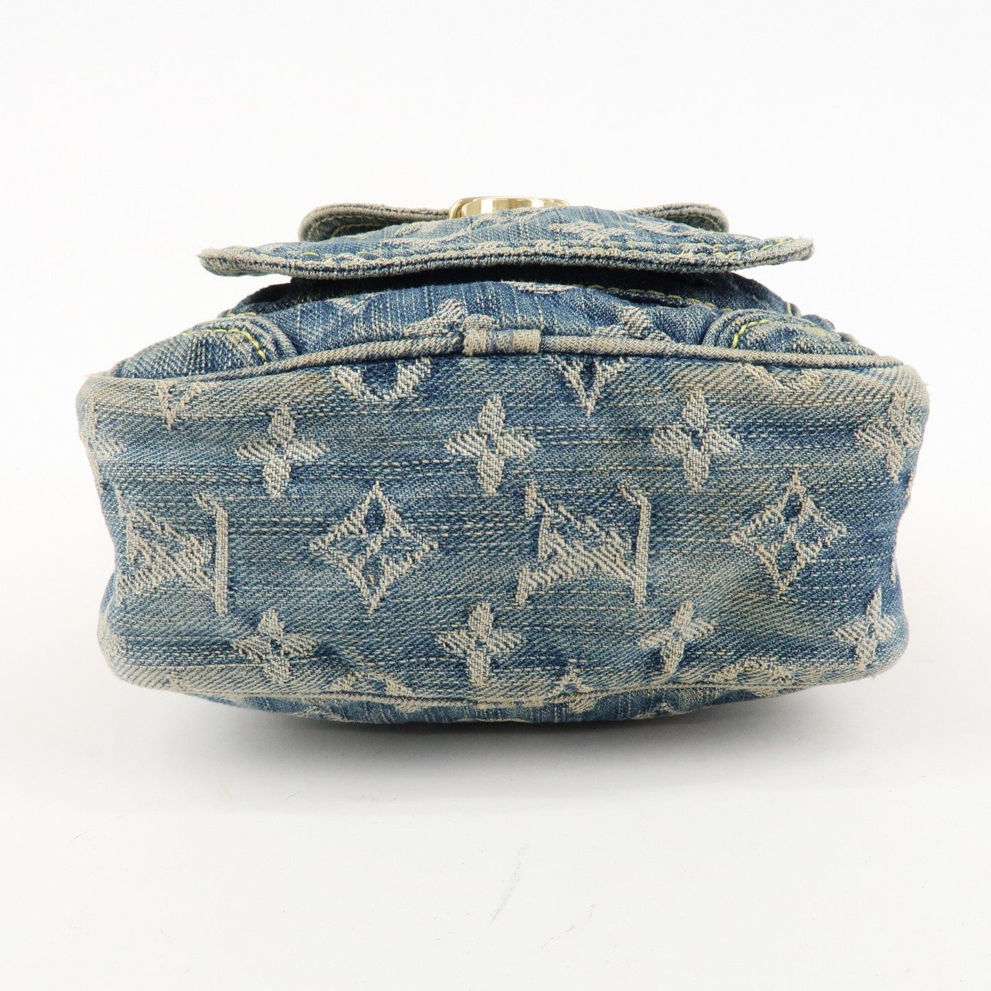 Louis Vuitton Monogram Denim Camera Bag Shoulder Bag Blue M95348