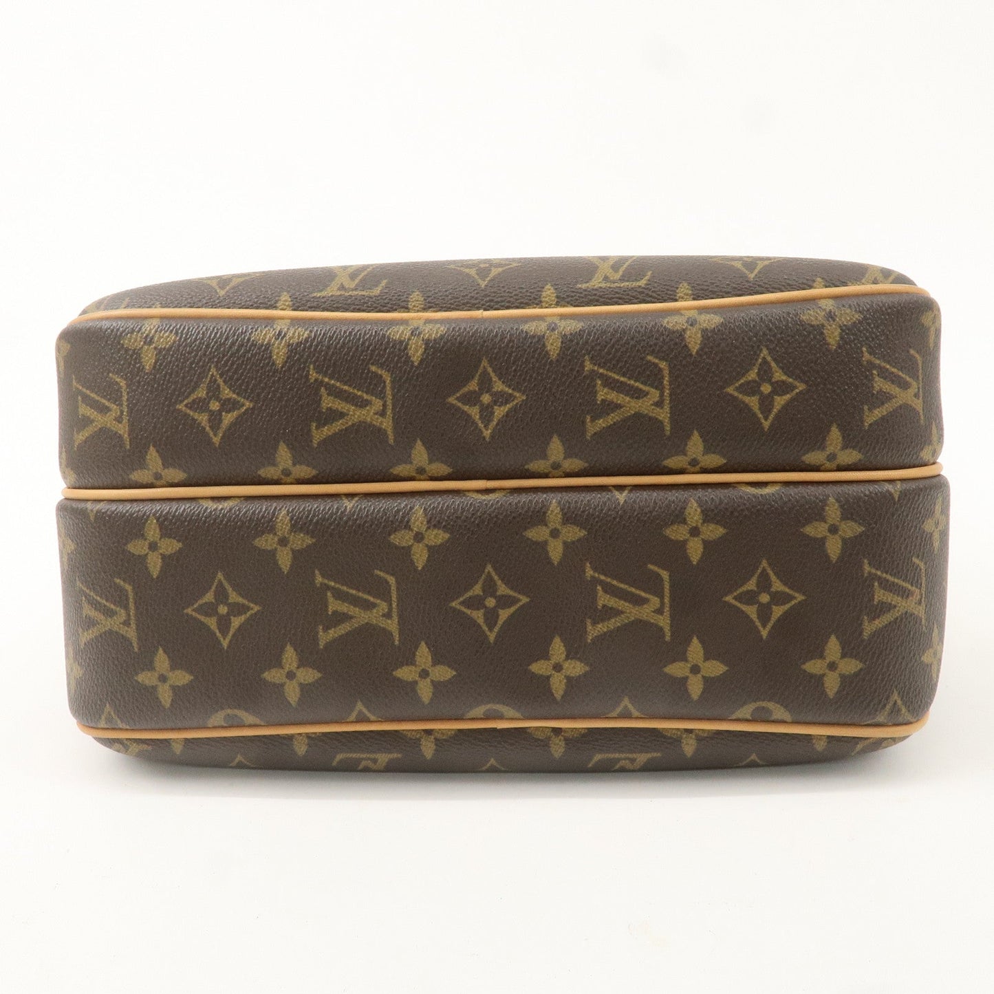 Louis Vuitton Monogram Reporter PM Shoulder Bag Brown M45254