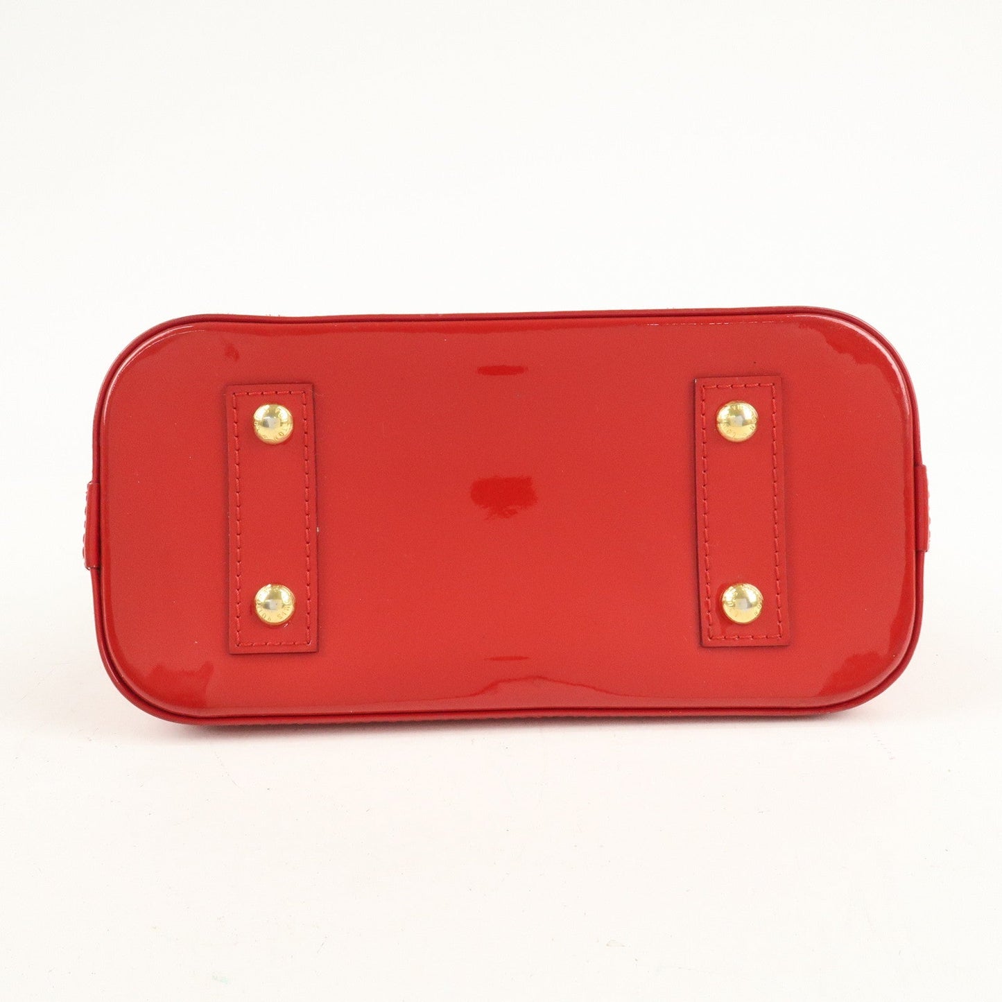 Louis Vuitton Monogram Vernis Alma BB Cerise Shoulder Bag M90174