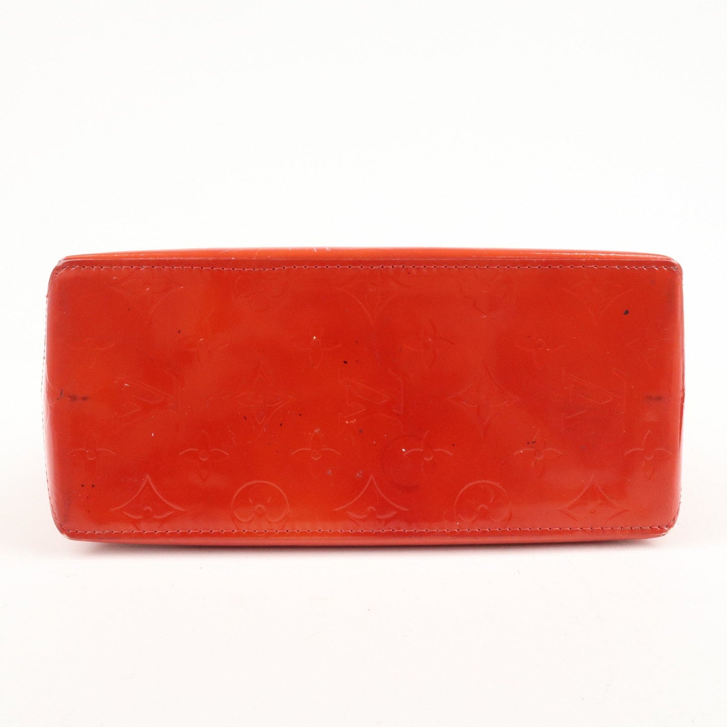 Louis Vuitton Monogram Vernis Lead PM Hand Bag Rouge M91088