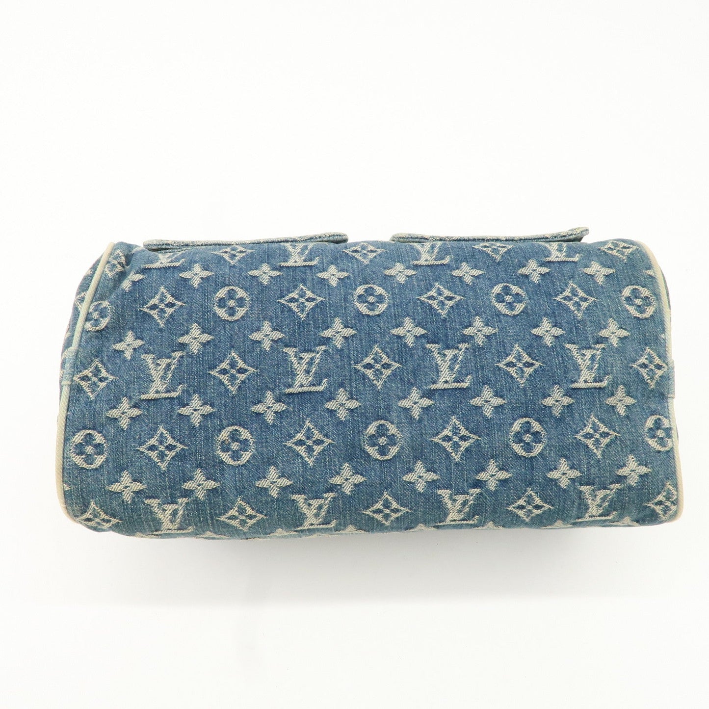 Louis Vuitton Monogram Denim Neo Speedy Boston Bag Blue M95019