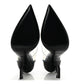 Saint Laurent Patent Calfskin PVC Opyum 110 Pump 39 Black Transparent