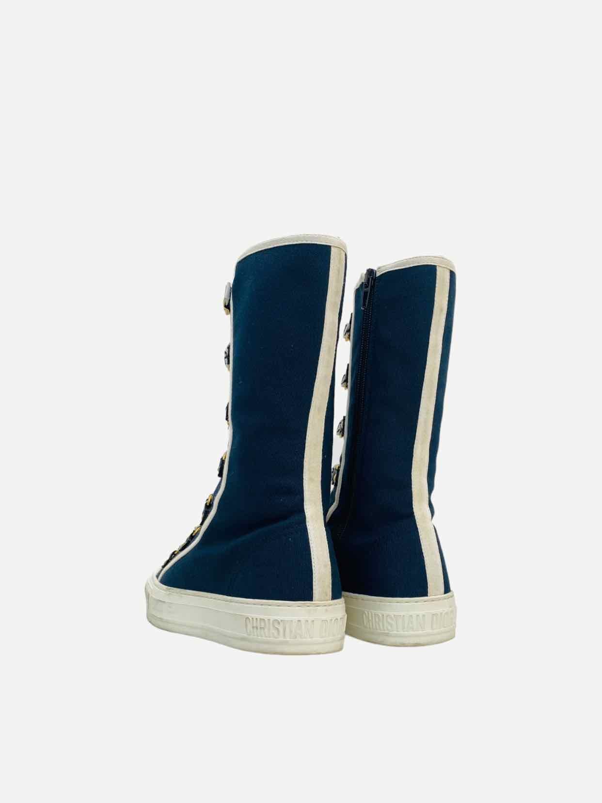 DIOR Walk'n'Dior Navy Blue Size EU 36 Sneakers