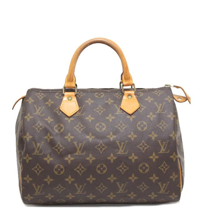 Louis Vuitton Speedy 30 Boston Bag Brown Monogram