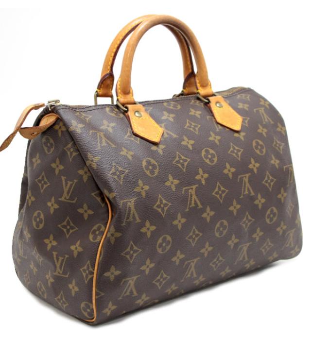 Louis Vuitton Speedy 30 Boston Bag Brown Monogram
