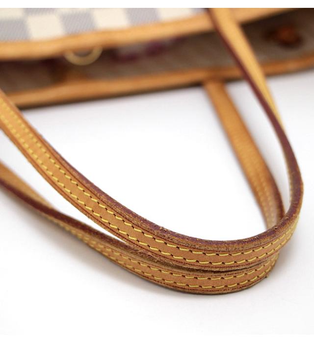 Louis Vuitton Damier Azur Neverfull PM Tote Bag White