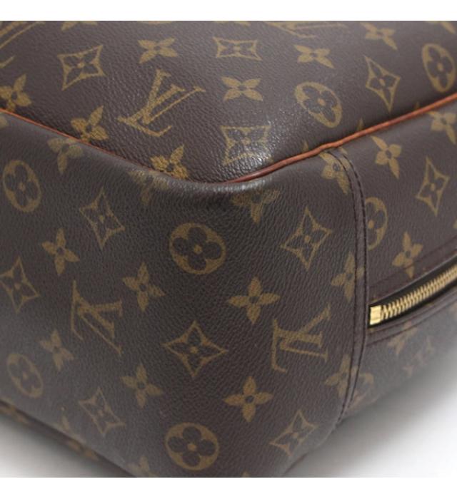 Louis Vuitton Deauville Handbag Bowling Vanity Monogram Brown
