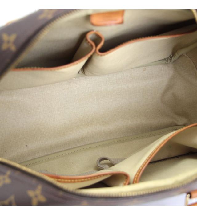 Louis Vuitton Deauville Handbag Bowling Vanity Monogram Brown