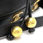 Chanel Triple CocoMark Drawstring Shoulder Bag Black