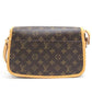 Louis Vuitton Sologne Diagonal Shoulder Bag Monogram Brown