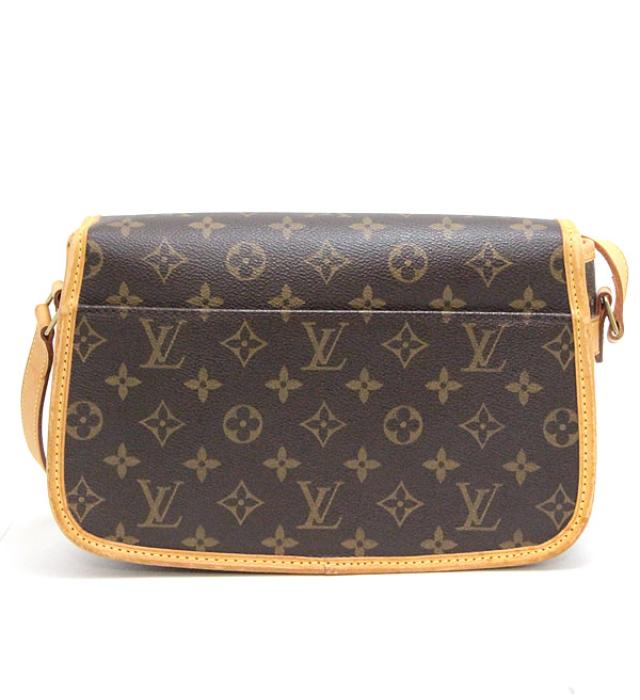 Louis Vuitton Sologne Diagonal Shoulder Bag Monogram Brown
