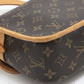 Louis Vuitton Sologne Diagonal Shoulder Bag Monogram Brown