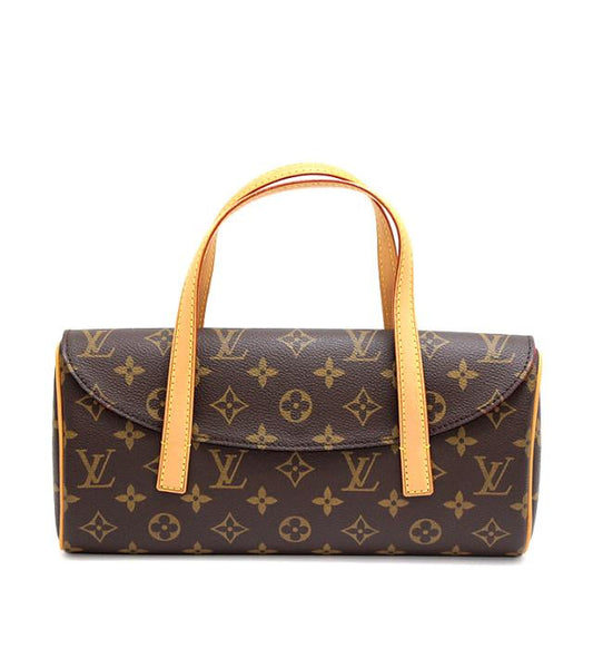 Louis Vuitton Sonatine Handbag Monogram Brown