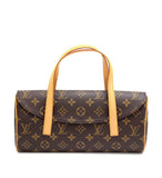 Louis Vuitton Sonatine Handbag Monogram Brown