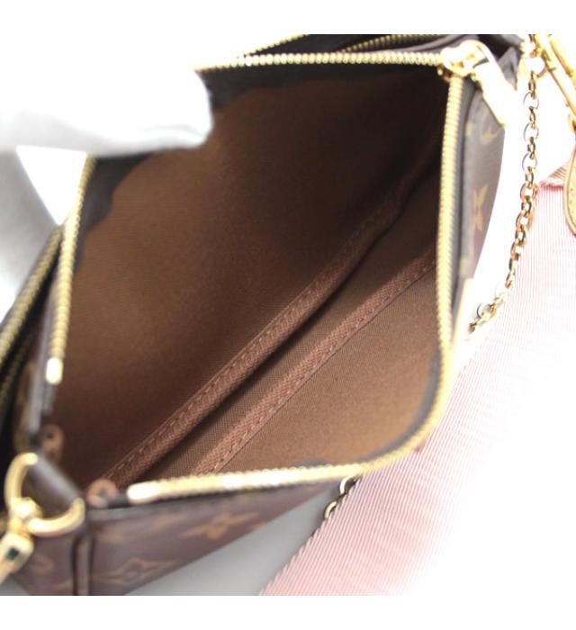 Louis Vuitton Multi Pochette Accessoires Monogram Brown Pink