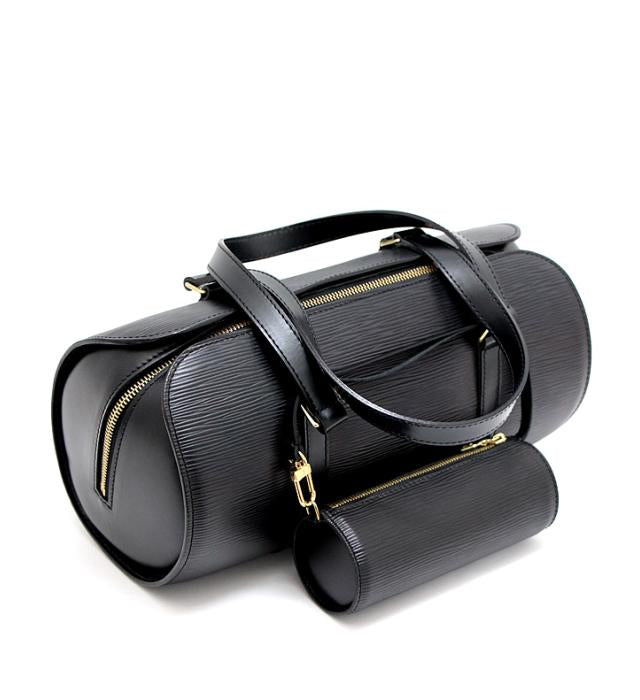 Louis Vuitton Epi Sufro Handbag Black Pouch