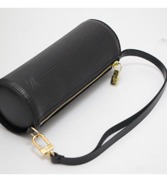 Louis Vuitton Epi Sufro Handbag Black Pouch