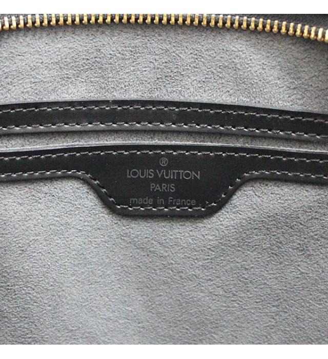 Louis Vuitton Saint-Jacques Shopping Epi Shoulder Bag Black