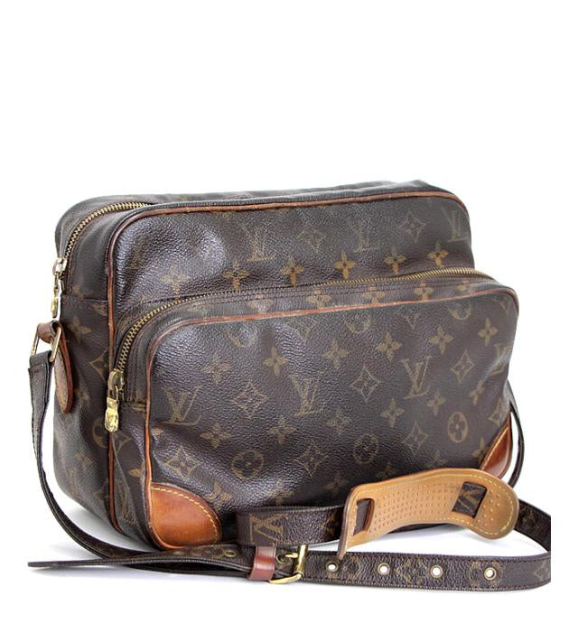 Louis Vuitton Nile Diagonal Shoulder Bag Monogram Brown