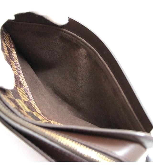 Louis Vuitton Damier Saint Louis Clutch Bag Brown