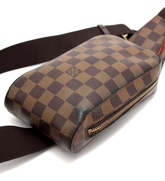 Louis Vuitton Jeronimos Body Bag Waist Pouch Damier Brown