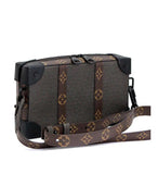 Louis Vuitton Soft Trunk Shoulder Bag Wallet Taiga Monogram