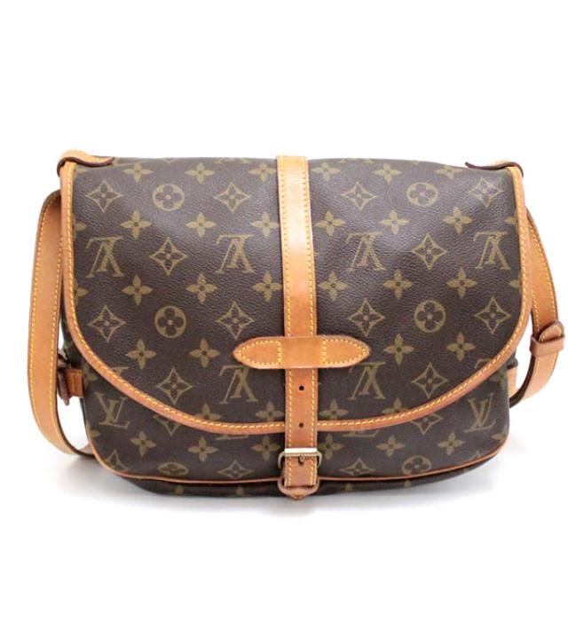 Louis Vuitton Saumur 30 Shoulder Bag Monogram Brown