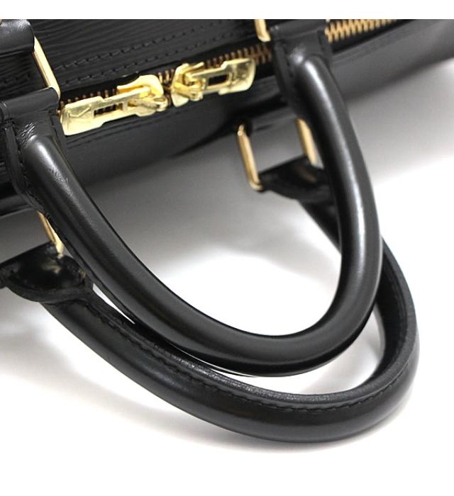 Louis Vuitton Keepall 45 Epi Black Leather Hand Bag