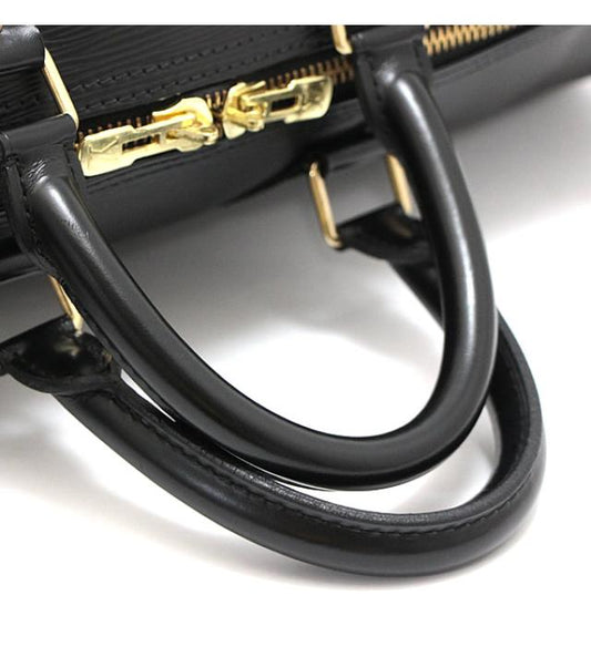 Louis Vuitton Keepall 45 Epi Black Leather Hand Bag