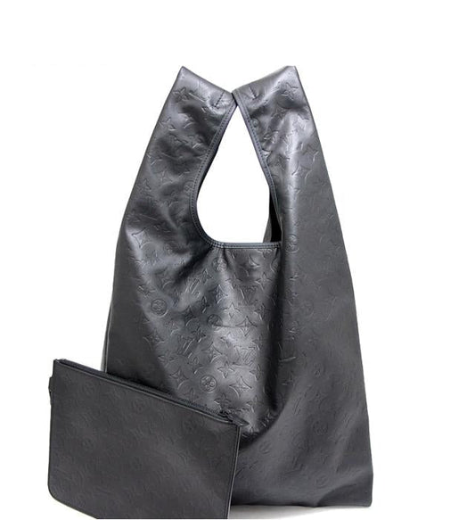 Louis Vuitton Monogram Shadow Tote Bag Black