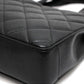 Chanel Matelasse Tote Bag Handbag Caviar Skin Black
